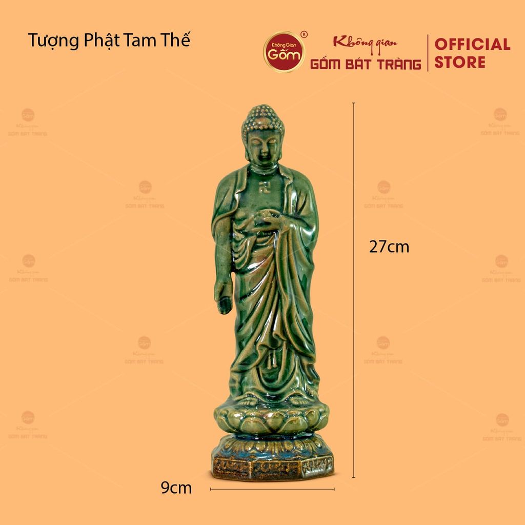 Bộ 3 Tượng Phật Tam Thế