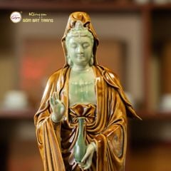 Tượng Quan Âm Đứng Cánh Sen