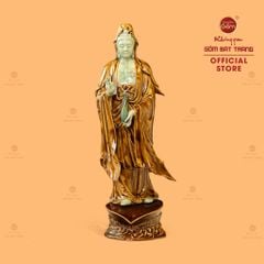 Tượng Quan Âm Đứng Cánh Sen