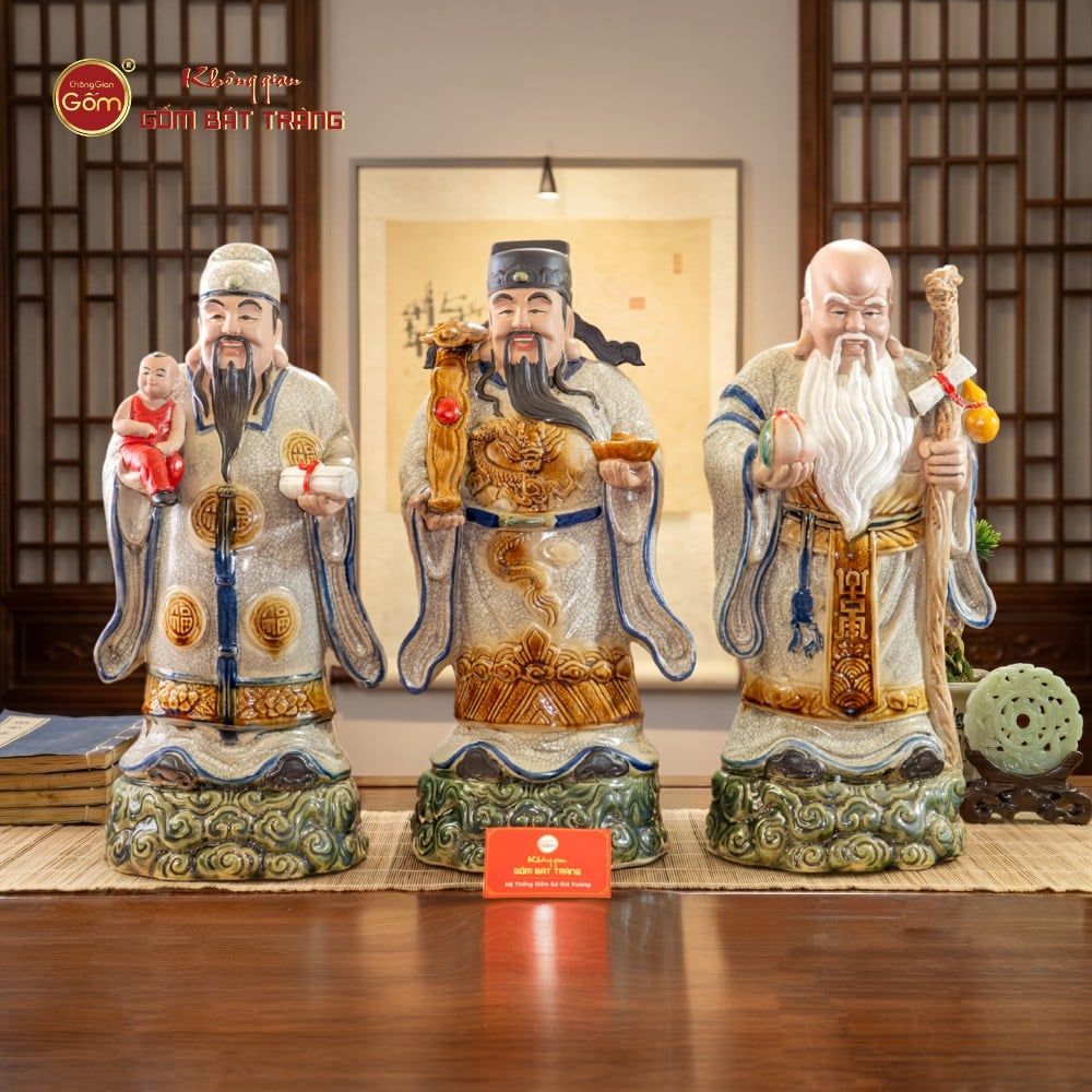 Tượng Tam Đa Phúc Lộc Thọ (Bộ)