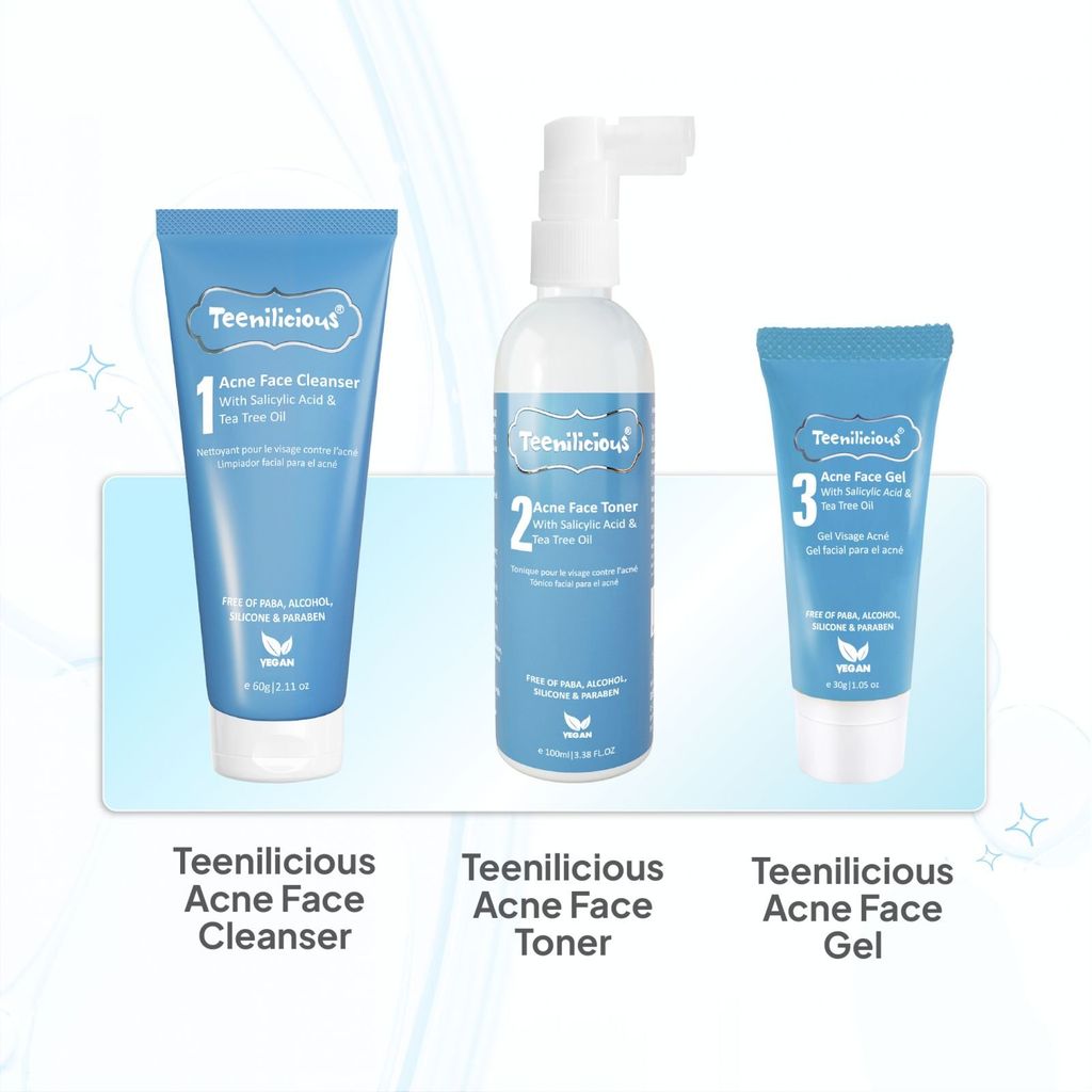 Teenilicious Acne Face Gel Hỗ Trợ Giảm Mụn Dành Cho Da Dầu Mụn & Da Nhạy Cảm 30g