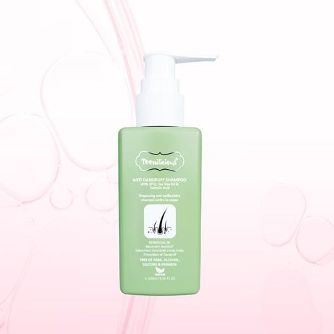 Dầu Gội Giảm Gàu, Giảm Ngứa Da Đầu Và Giảm Rụng Tóc Teenilicious Anti Dandruff Shampoo 100ml