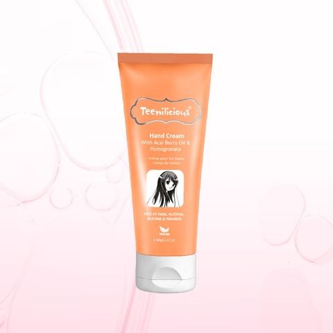 Kem Dưỡng Da Tay Chiết Xuất Acai Và Lựu Teenilicious Hand Cream With Acai Berry Oil & Pomegranate 60g