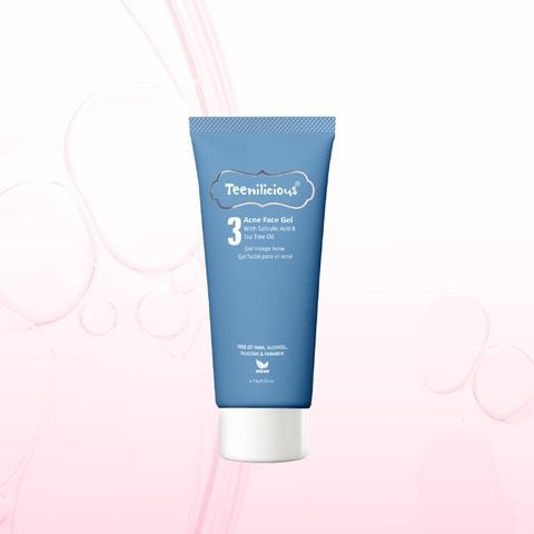 Gel Chấm Mụn Teenilicious Acne Face Gel Hỗ Trợ Giảm Mụn Dành Cho Da Dầu Mụn & Da Nhạy Cảm 15g
