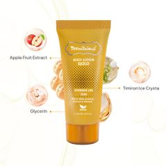 [Minisize] Sữa Dưỡng Thể Tạo Lớp Nhũ Lấp Lánh Teenilicious Body Lotion Gold 15ml Dưỡng Ẩm, Giúp Da Trắng, Sáng Và Mềm Mịn