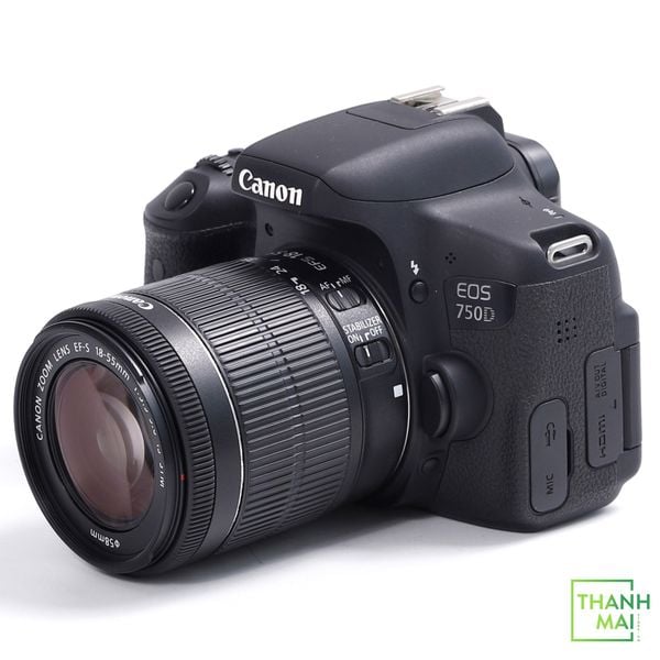 Máy ảnh Canon EOS 750D kit EF-S 18-55mm F/3.5-5.6 IS STM