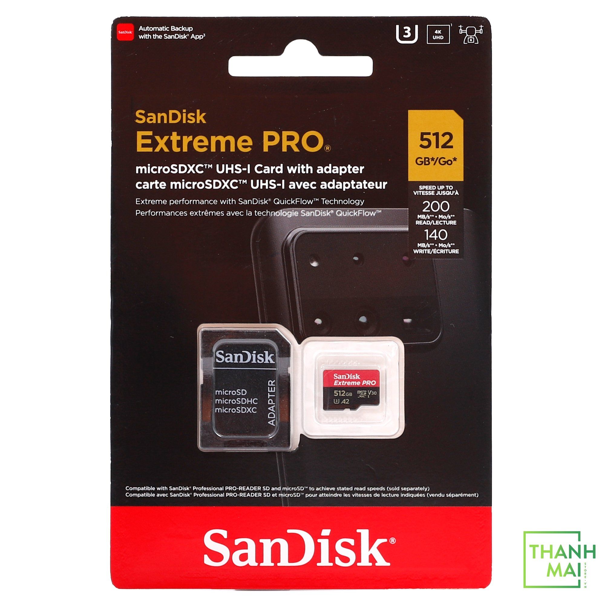 Thẻ Nhớ Sandisk Extreme Pro Usb Đầu đọc Thẻ Nhớ SD OTG SanDisk