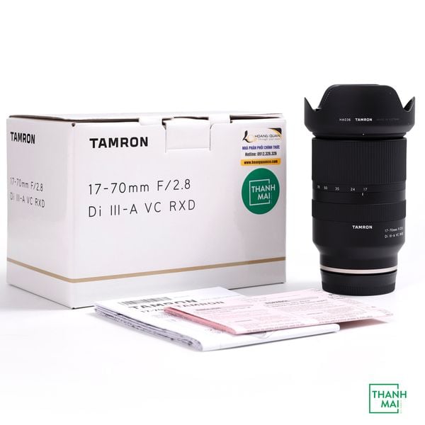 Ống kính Tamron 17-70mm f/2.8 Di III-A VC RXD For Sony E-mount