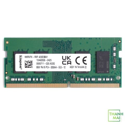 Ram Laptop Kingston 8GB DDR4 Bus 3200 MHz | KKRVFX-MIF