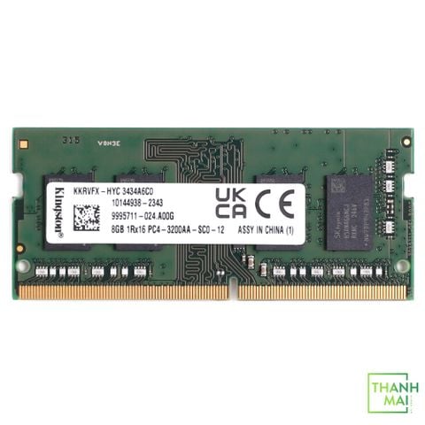 Ram Laptop Kingston 8GB DDR4 Bus 3200 MHz | KKRVFX-HYC