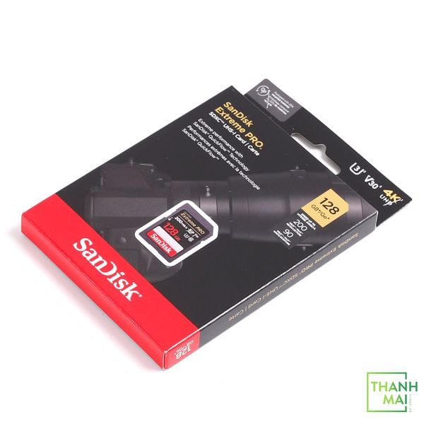 Thẻ nhớ SDXC SanDisk Extreme Pro U3 V30 128GB 200MB/s | SDSDXXD-128G-GN4IN