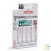Combo Sạc Kèm 4 Pin Fujitsu AA 1900mAh ( White ) | Made In Japan Hàng Nội Địa Nhật Bản