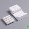 Combo Sạc Kèm 4 Pin Fujitsu AA 1900mAh ( White ) | Made In Japan Hàng Nội Địa Nhật Bản