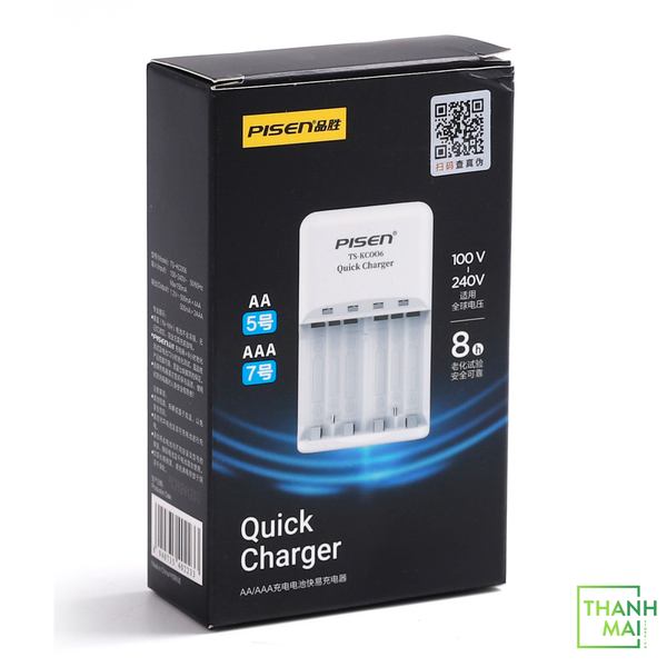 Sạc Pisen Dùng Cho Pin AA-AAA | TS-KC006