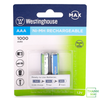Pin sạc Westinghouse AAA 1000mAh (Vỉ 2 viên)