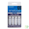 Combo Sạc Kèm 4 Pin AA 1900mAh Eneloop BQ-CC51C ( Panasonic ) | White