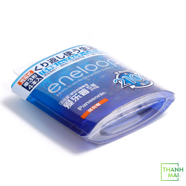 Pin sạc AA Panasonic Eneloop 1900mAh ( Vỉ 4 viên ) BK-3MCCA/4W | Made In Japan Hàng Nội Địa Nhật Bản