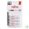 Pin Fujitsu AAA 750mAh vĩ 4 viên HR-4UTC (4B) ( White ) | Made In Japan Hàng Nội Địa Nhật Bản
