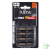 Pin Fujitsu AAA 900mAh vĩ 4 viên HR-4UTHC (4B) ( Black ) | Made In Japan Hàng Nội Địa Nhật Bản