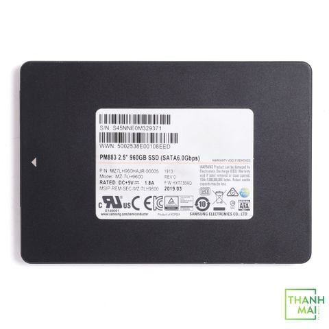 Ổ Cứng SSD Samsung PM883 960GB SATA 6Gb/s V4 TLC VNAND 2.5inch