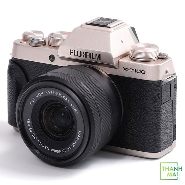 Máy ảnh Fujifilm X-T100 kit Fujifilm XC 15-45mm f/3.5-5.6 OIS PZ