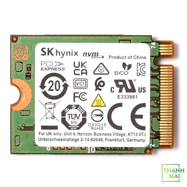 Ổ Cứng SSD SK Hynix BC711 HFM256GD3GX013N 256GB M.2 2230 NVME PCIE GEN3 X4