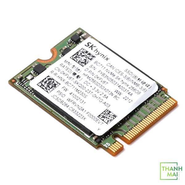 Ổ Cứng SSD SK Hynix BC711 HFM256GD3GX013N 256GB M.2 2230 NVME PCIE GEN3 X4