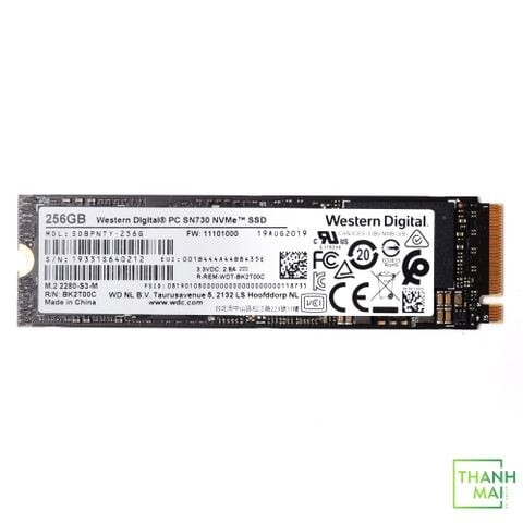 Ổ Cứng SSD Western Digital PC SN 730 256GB M2 2280-S3-M NVMe (PCIe Gen3 x4)