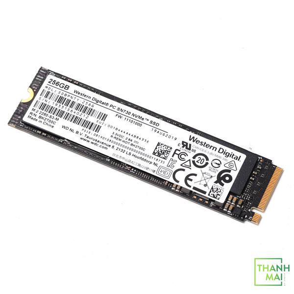 Ổ Cứng SSD Western Digital PC SN 730 256GB M2 2280-S3-M NVMe (PCIe Gen3 x4)