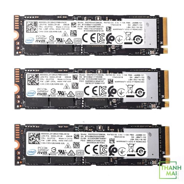Ổ cứng SSD Intel Pro 7600p Series PCIe NVMe 256GB SSDPEKKF256G8L