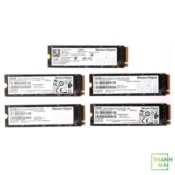 Ổ Cứng SSD Western Black SN720 256GB NVMe M.2 2280-S3-M ( PCIe Gen3 x4 )
