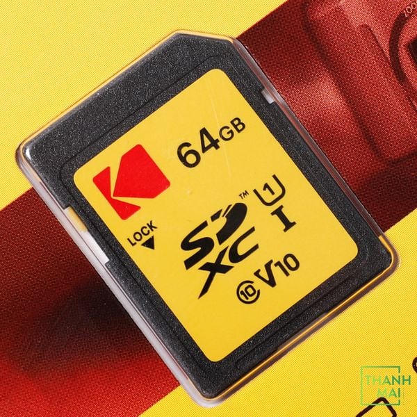 Thẻ Nhớ Kodak SD 64GB UHS1 U1 V10 Premium - EKMSD64GXC10K