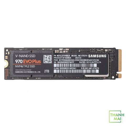 Ổ Cứng SSD Samsung 970 Evo Plus 2TB M2 NVMe PCIe Gen3 x4 2280 | MZ-V7S2T0