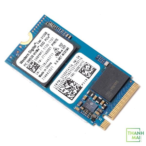 Ổ Cứng SSD Western Digital SN530 512GB M2 2242 PCIe NVMe Gen 3×4  SDBPMPZ-512G-1101