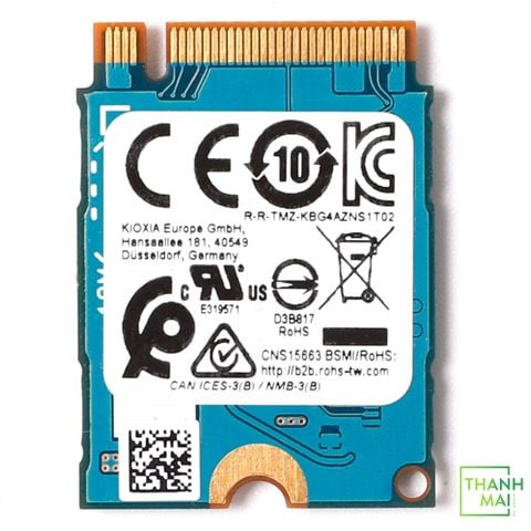 Ổ Cứng SSD KIOXIA (TOSHIBA) BG4 256GB M2 2230 PCIe NVMe Gen 3×4 KBG40ZNS256G