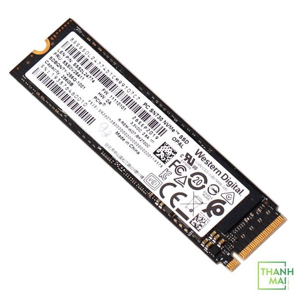 Ổ cứng SSD Western Digital PC SN730 256GB M2 2280 NVMe PCIe Gen3 x4 | SDBQNTY-256G-1001