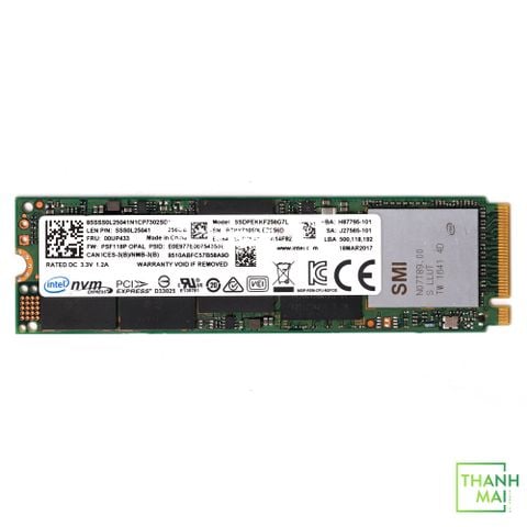 Ổ Cứng SSD Intel Pro 6000P Series 256GB TLC PCl Express 3.0x4 NVMe M.2 2280