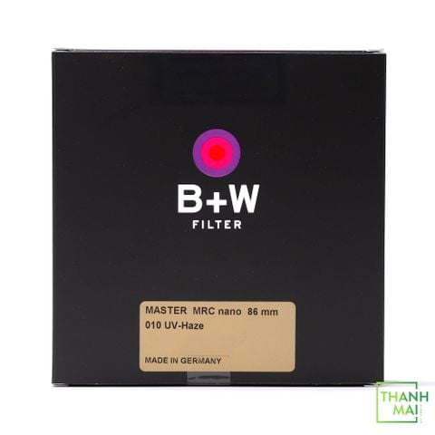 Filter B + W 86mm XS-Pro UV Haze MRC-Nano 010M | Made in GERMANY
