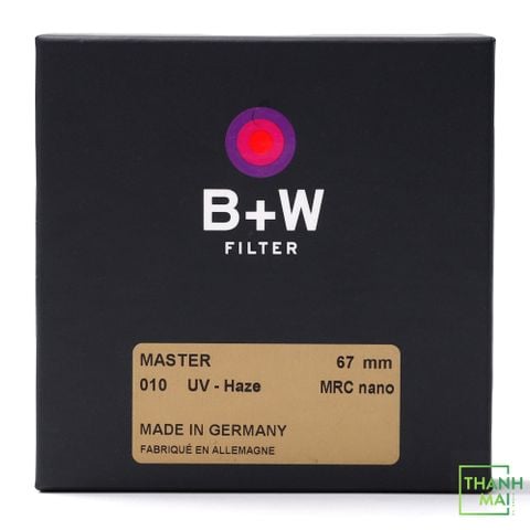 Filter B + W 67mm XS-Pro UV Haze MRC-Nano 010 | Made in GERMANY
