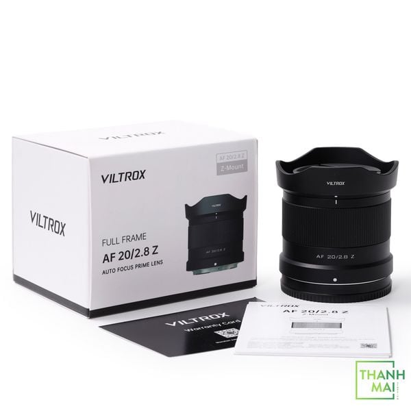 Ống kính Viltrox AF 20mm F/2.8 For Nikon Z-mount