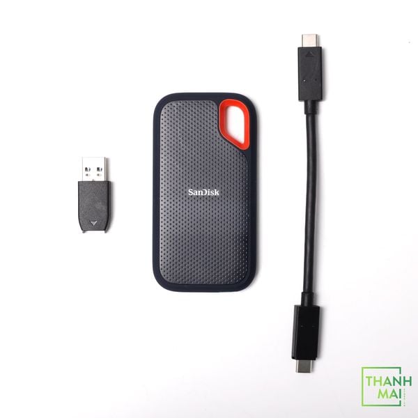 Ổ cứng di động SSD SanDisk Extreme E61 500GB USB Type C 3.2 Gen 2 | SDSSDE61-500G