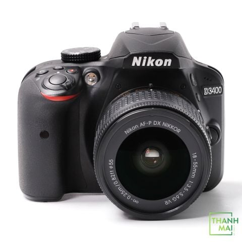 Máy ảnh Nikon D3400 kit Nikon AF-P DX Nikkor 18-55mm f/3.5-5.6 VR