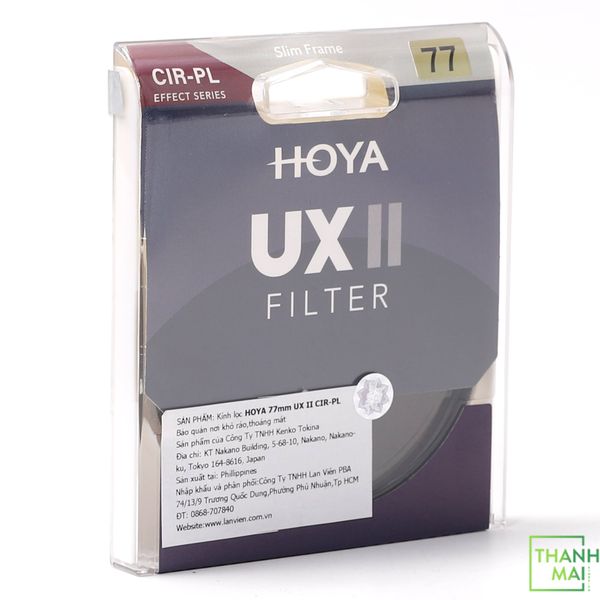 Filter Hoya UX II CPL