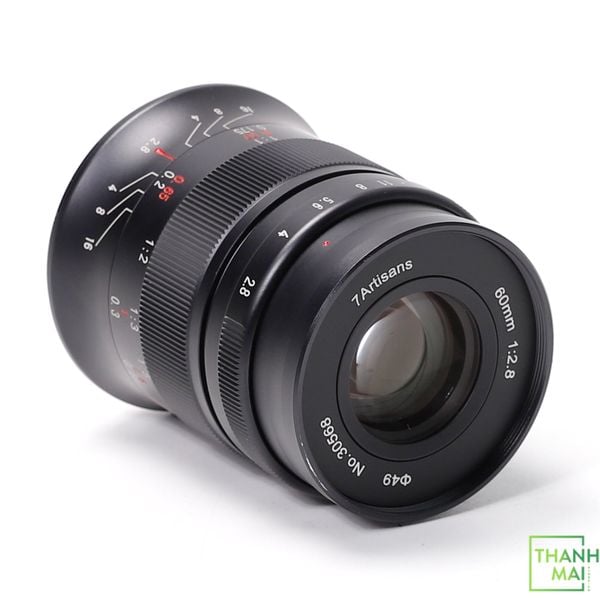 Ống Kính 7Artisans 60mm F/2.8 macro Mark II For Canon EOS M Mount