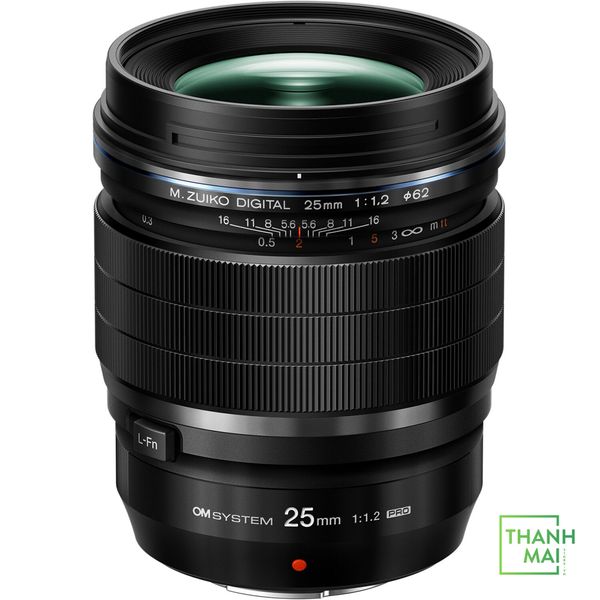 Ống kính OM System M.Zuiko Digital ED 25mm F1.2 PRO