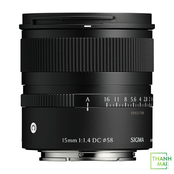Ống Kính Sigma 15mm F/1.4 DC | Contemporary For E-Mount | Chính Hãng