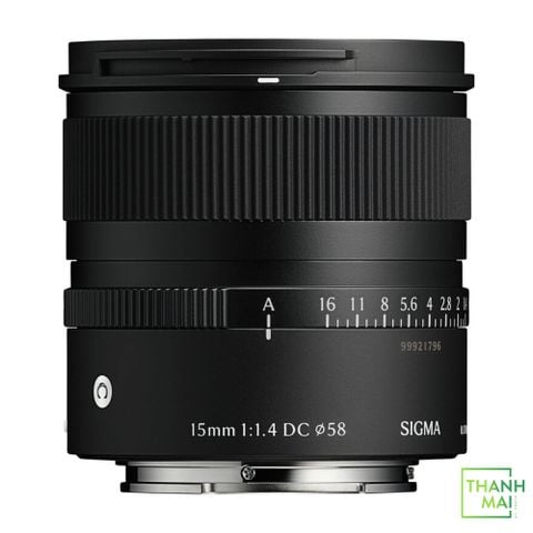 Ống Kính Sigma 15mm F/1.4 DC | Contemporary For E-Mount | Chính Hãng