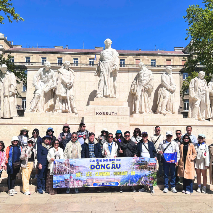 ĐÔNG ÂU 5 NƯỚC: ĐỨC - SÉC - SLOVAKIA - HUNGARY - ÁO