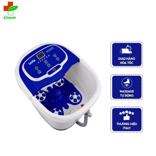  Bồn ngâm chân massage con lăn tự động Laica PC1320 