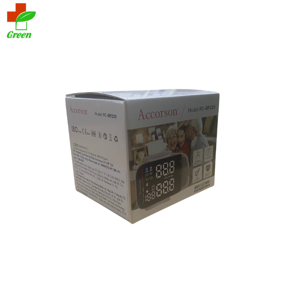  Máy Đo Huyết Áp Cổ Tay Accorson FC-BP220, giọng nói tiếng việt 